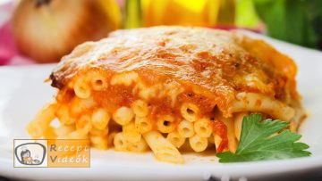 Paradicsomos makaróni recept elkészítése - Recept Videók