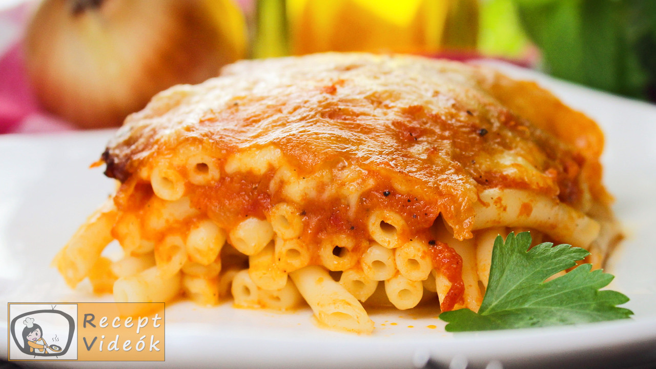 Paradicsomos makaróni recept elkészítése - Recept Videók