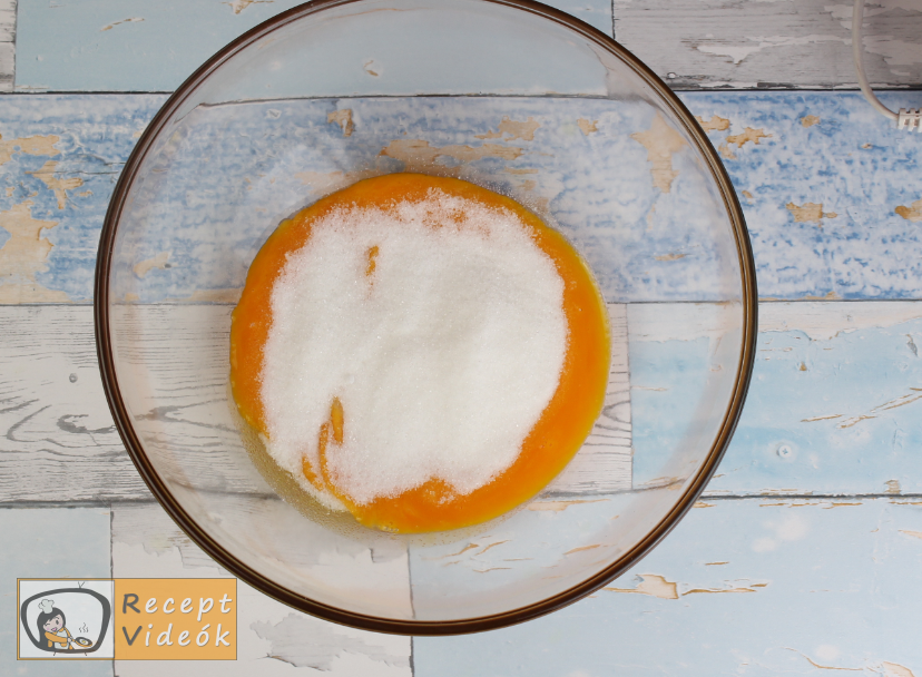 Oroszkrém torta recept, oroszkrém torta elkészítése 1. lépés