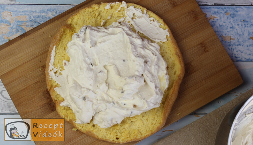 Oroszkrém torta recept, oroszkrém torta elkészítése 12. lépés