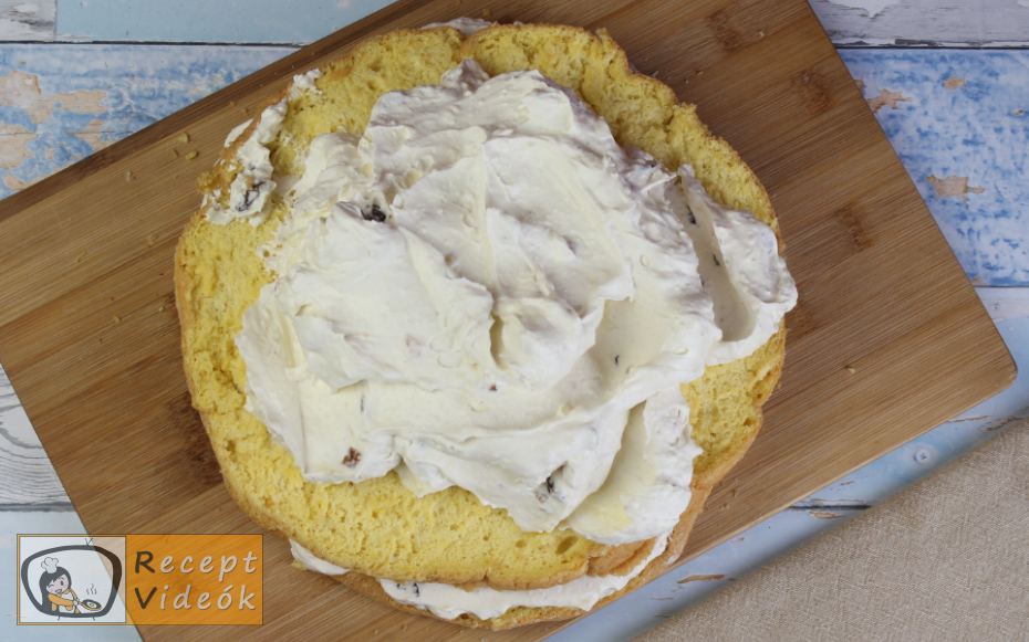 Oroszkrém torta recept, oroszkrém torta elkészítése 13. lépés
