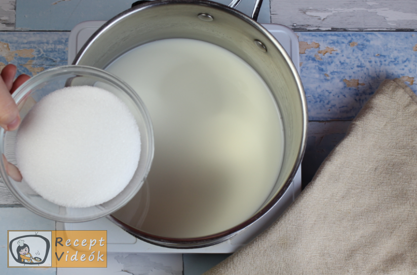 Oroszkrém torta recept, oroszkrém torta elkészítése 5. lépés