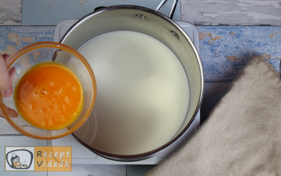 Oroszkrém torta recept, oroszkrém torta elkészítése 6. lépés