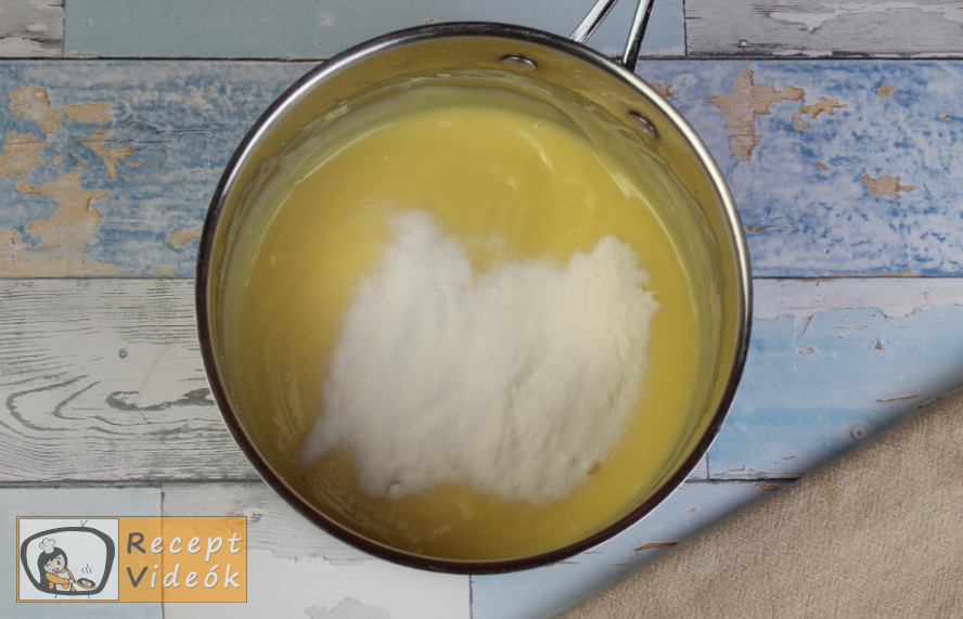 Oroszkrém torta recept, oroszkrém torta elkészítése 8. lépés