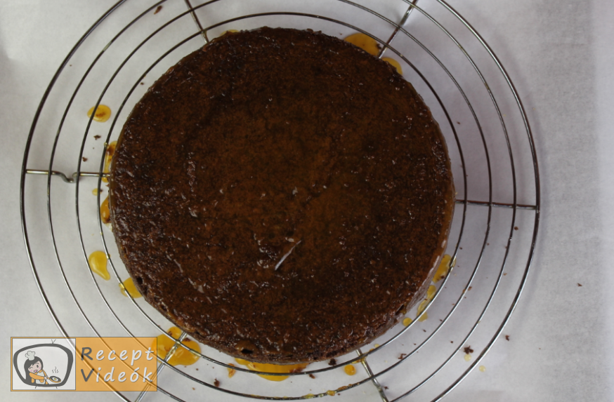 sacher torta recept, sacher torta elkészítése 9. lépés