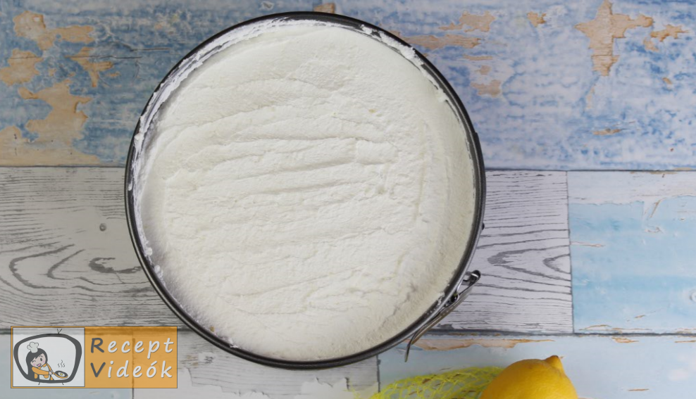 Túrótorta (sütés nélkül) recept, túrótorta (sütés nélkül) elkészítése 6. lépés