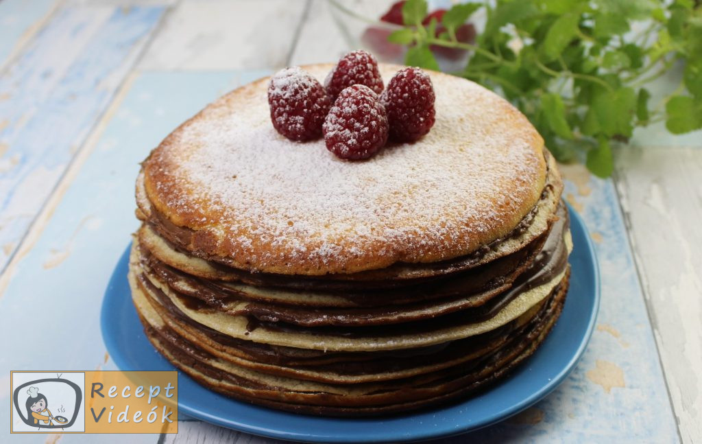 csúsztatott palacsinta recept elkészítése - Recept Videók