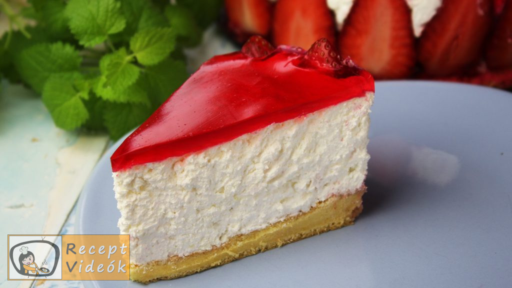 epres túrótorta recept, epres túrótorta elkészítése - Recept Videók