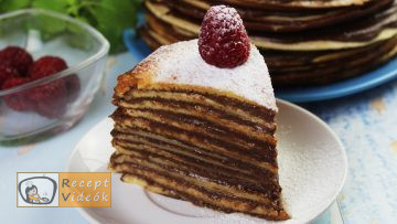 csúsztatott palacsinta recept elkészítése - Recept Videók