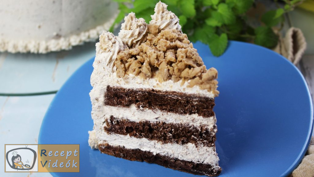 Tejszínes gesztenyetorta recept elkészítése - Recept Videók