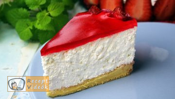 epres túrótorta recept, epres túrótorta elkészítése - Recept Videók