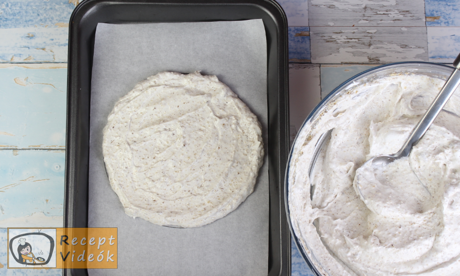 Eszterházy torta recept, Eszterházy torta elkészítése 4. lépés
