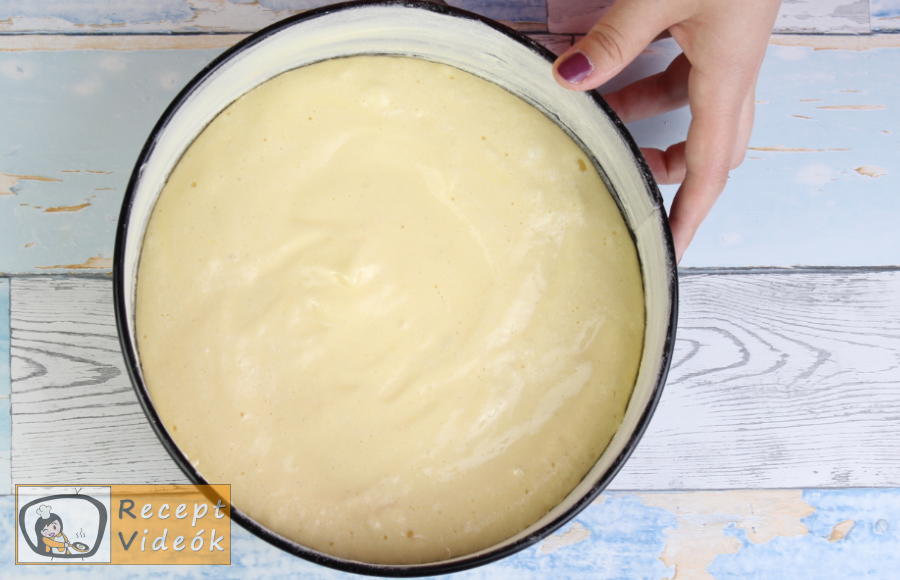 epres túrótorta recept, epres túrótorta elkészítése 4. lépés