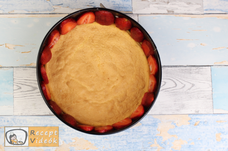 epres túrótorta recept, epres túrótorta elkészítése 5 lépés