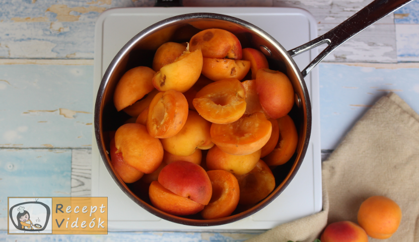 sárgabaracklekvár recept elkészítése 1. lépés