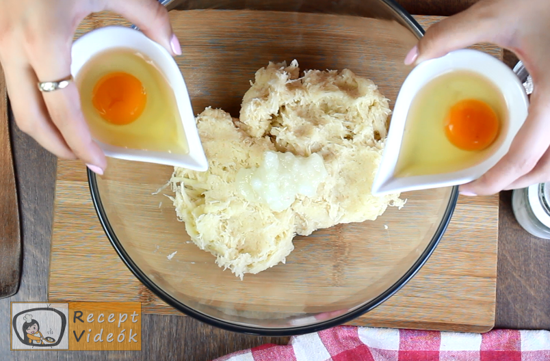 Tócsni recept, tócsni elkészítése 2. lépés