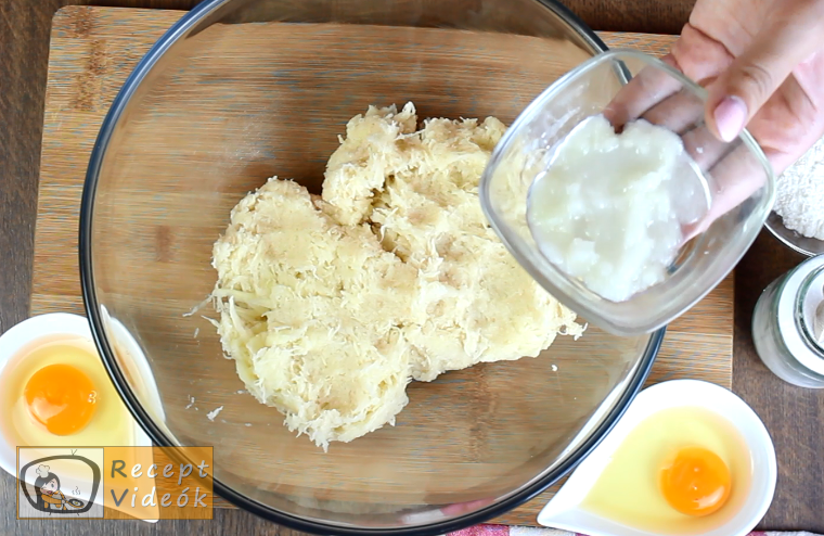 Tócsni recept, tócsni elkészítése 1. lépés