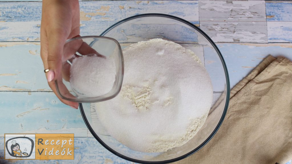 Fánk recept, fánk elkészítése 1. lépés
