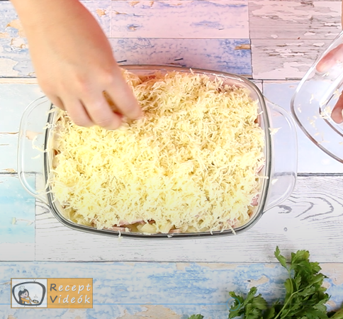 rakott tészta recept, rakott tészta készítése 10. lépés
