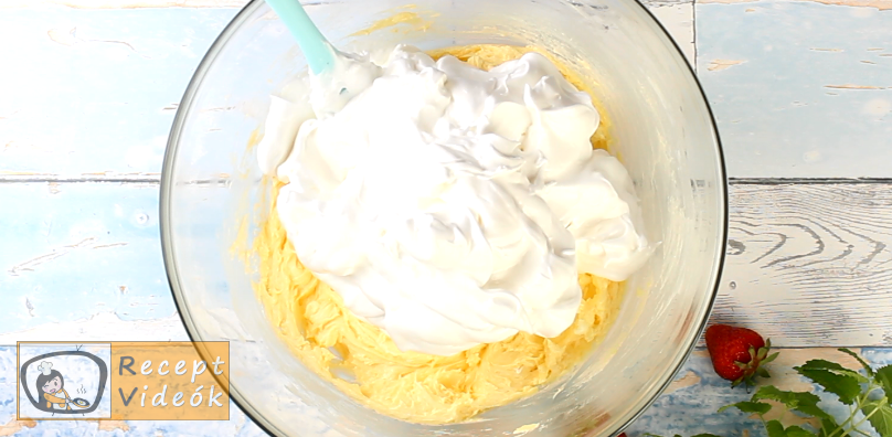 Gyümölcstorta recept, gyümölcstorta elkészítése 2. lépés