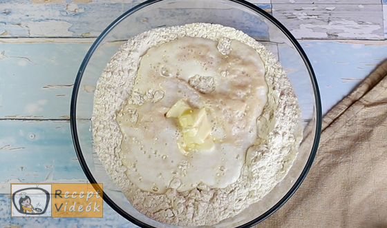 Fánk recept, fánk elkészítése 2. lépés