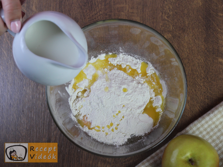 Francia palacsinta recept, francia palacsinta elkészítése 2. lépés
