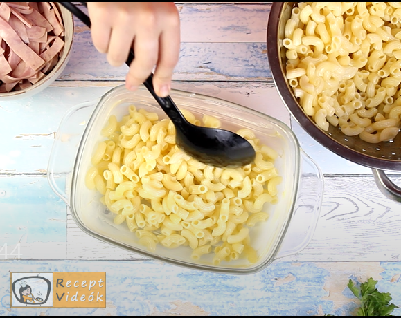 rakott tészta recept, rakott tészta készítése 2. lépés