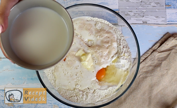 Fánk recept, fánk elkészítése 3. lépés