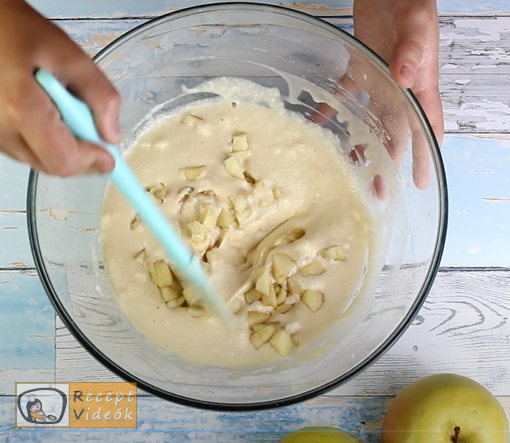almás palacsinta recept, almás palacsinta elkészítése 4. lépés