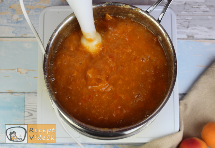sárgabaracklekvár recept elkészítése 3. lépés