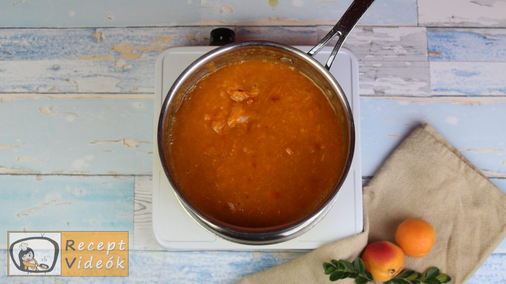 sárgabaracklekvár recept elkészítése 4. lépés