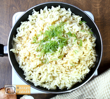 Sonkás tészta recept, sonkás tészta elkészítése 6. lépés