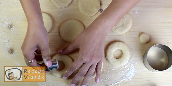 Fánk recept, fánk elkészítése 6. lépés