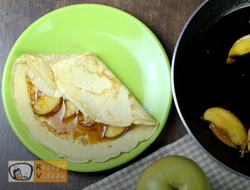 Francia palacsinta recept, francia palacsinta elkészítése 6. lépés