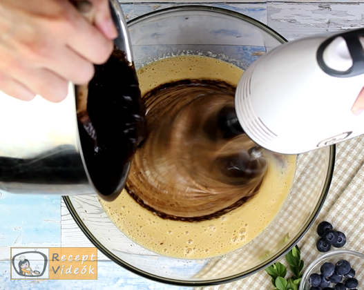 Brownie recept, brownie elkészítése 3. lépés