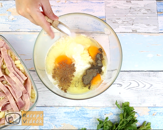 rakott tészta recept, rakott tészta készítése 7. lépés