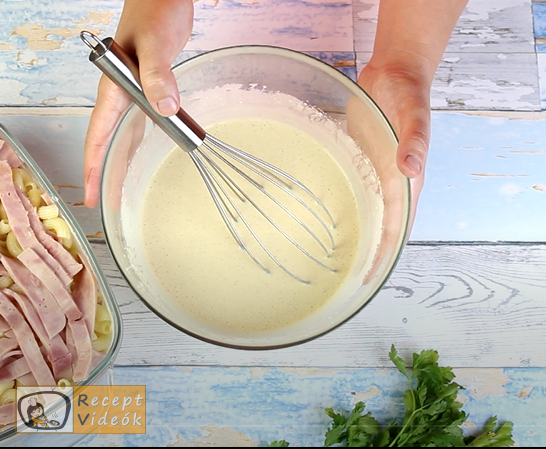 rakott tészta recept, rakott tészta készítése 8. lépés