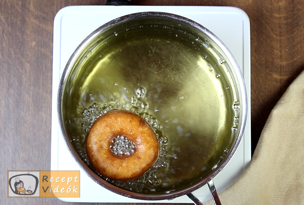 Fánk recept, fánk elkészítése 8. lépés