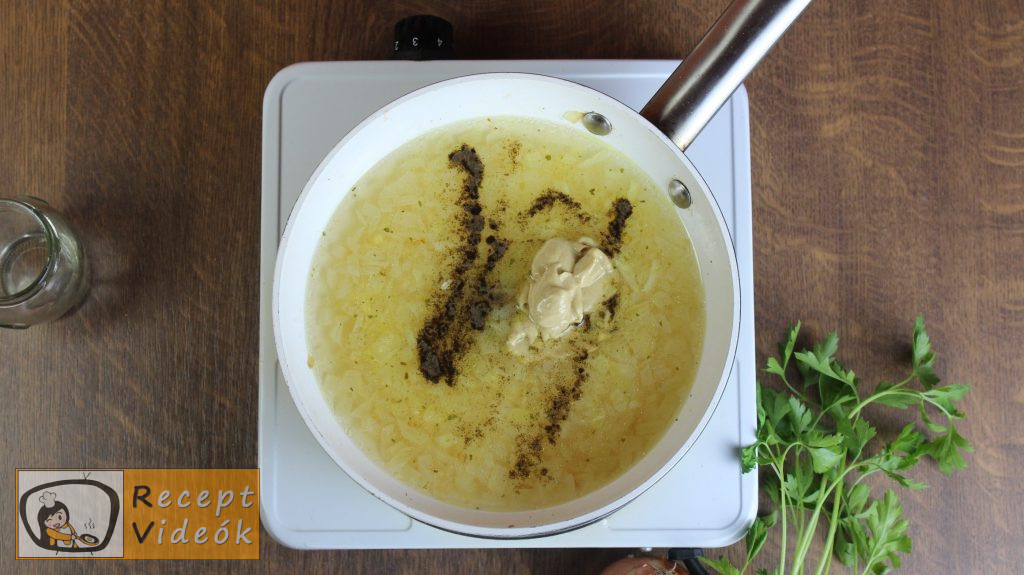 krumplisaláta recept, krumplisaláta elkészítése 3. lépés