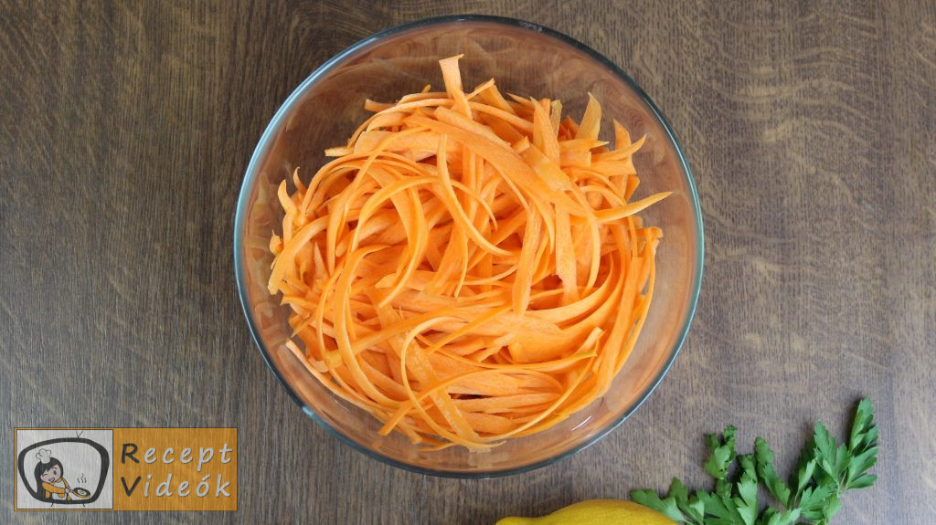sárgarépasaláta recept, sárgarépasaláta készítése 1. lépés