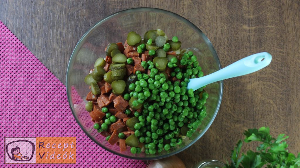 tésztasaláta recept, tésztasaláta elkészítése 2. lépés