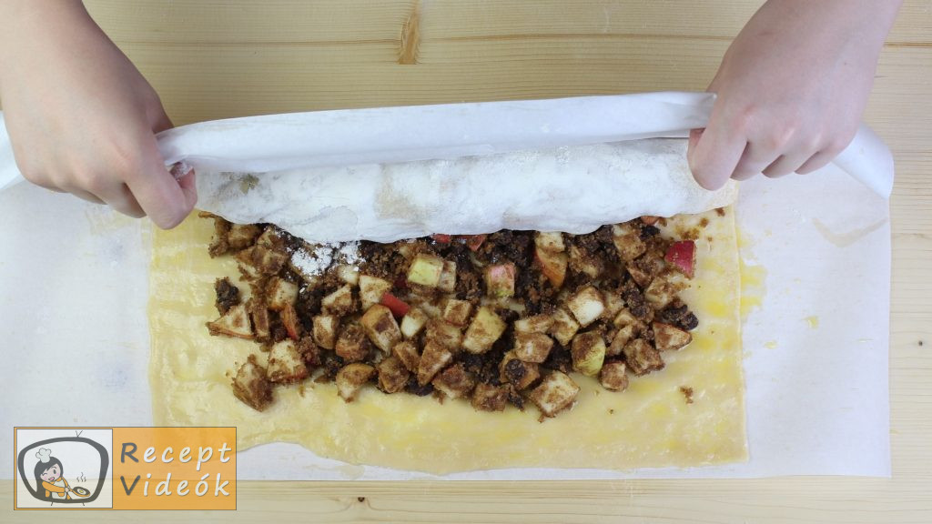 almás rétes recept, almás rétes elkészítése 8. lépés