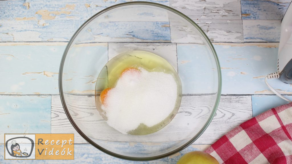 lapos almás pite recept, lapos almás pite elkészítése 1. lépés