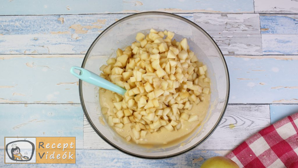 lapos almás pite recept, lapos almás pite elkészítése 5. lépés