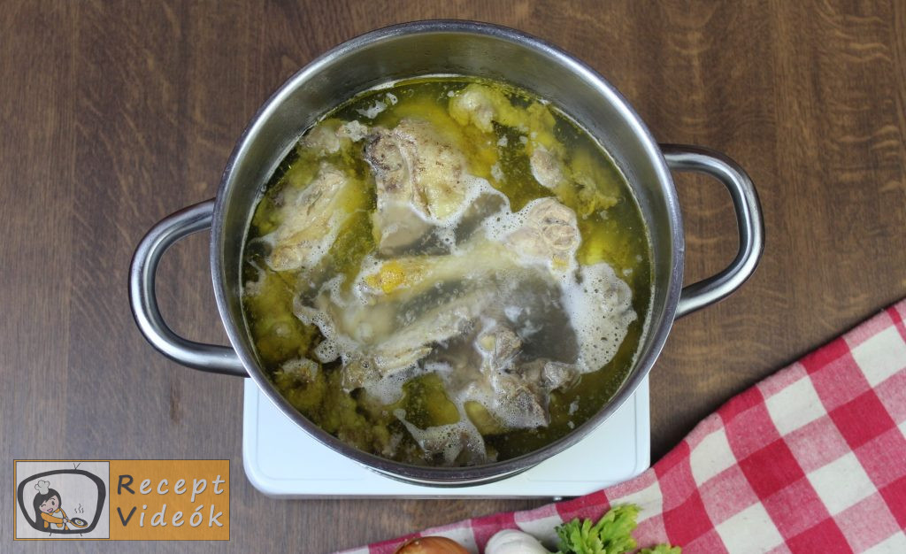 csirkeleves recept, csirkeleves elkészítése 1. lépés