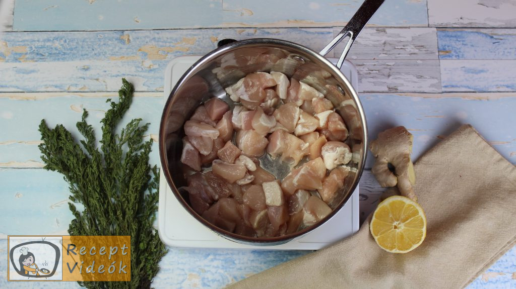 currys csirke recept, currys csirke elkészítése 2. lépés