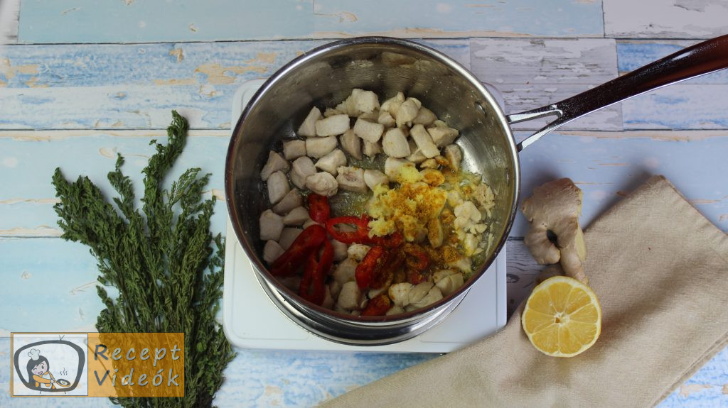 currys csirke recept, currys csirke elkészítése 3. lépés