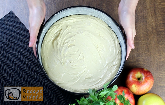 almatorta recept, almatorta készítése 4. lépés