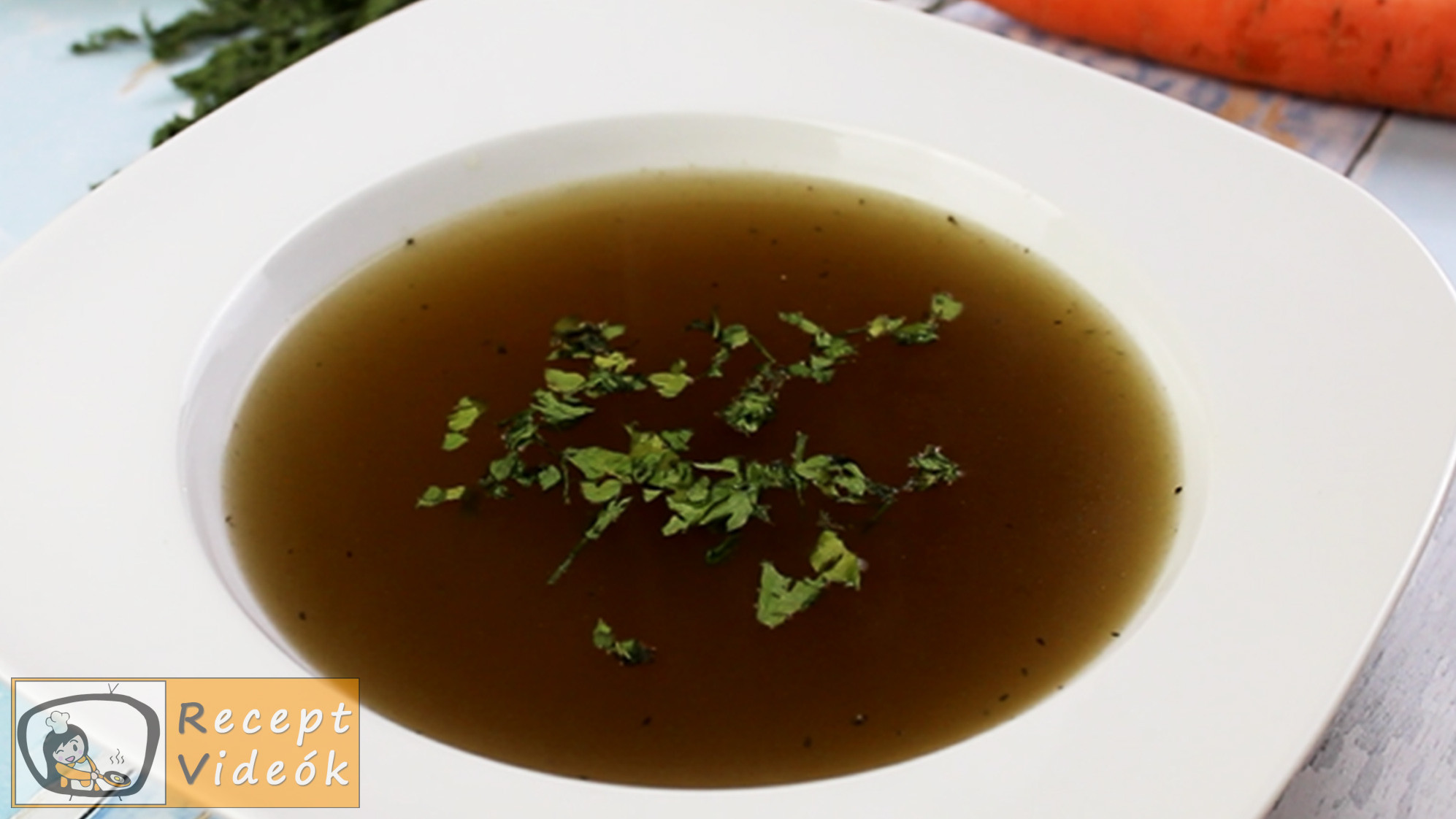 zöldségleves recept, zöldségleves elkészítése - Recept Videók