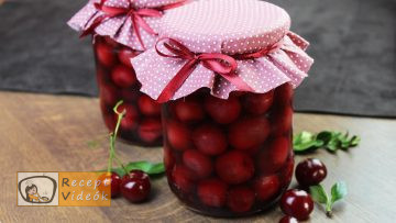 meggybefőtt recept, meggybefőtt elkészítése - Recept Videók